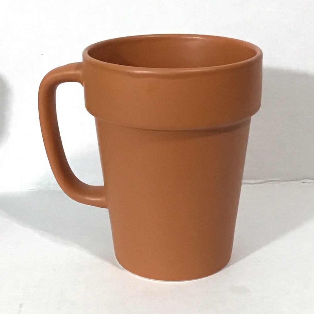 One Houseplant Away From Crazy Terracotta Coffee Planter Mug 16 OZ Unused - Picture 2 of 4